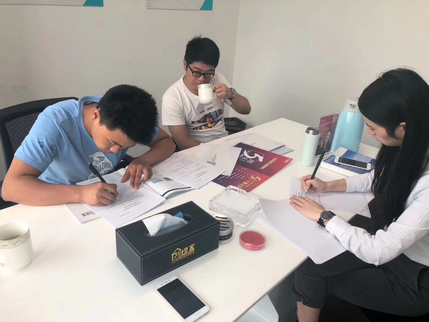 熱烈祝賀陳總、林總簽約創(chuàng)綠家三明市縣級代理！