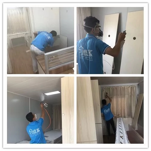 雷威建設員工宿舍室內(nèi)空氣治理