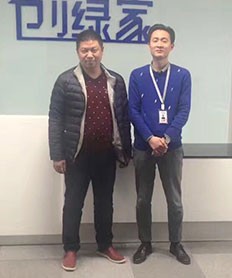 恭喜駐馬店市劉總加盟創(chuàng)綠家除甲醛品牌！