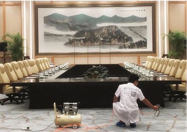 杭州G20峰會(huì)——西湖國(guó)賓館空氣治理現(xiàn)場(chǎng)